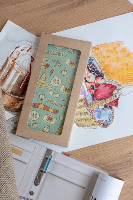 Creative stationery and artistic supplies